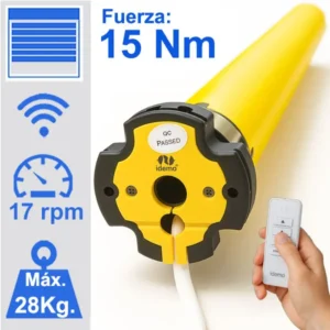 Motor para persiana por mando a distancia marca Idemo Blu 1517