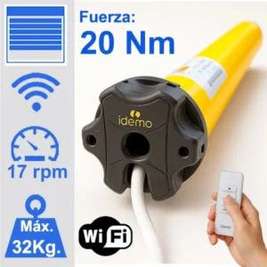 Motor para persiana con wifi interno incorporado de la marca Idemo y referencia Limit 2017