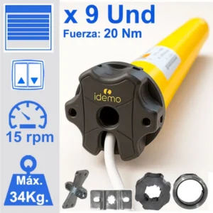 Oferta de motores para persianas completos con accesorios
